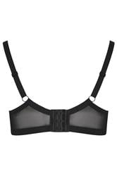 YOURS 2 PACK Plus Size Black & Pink Embroidered Padded Bras | Yours Clothing 11