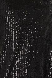 EVANS Plus Size Black Sequin Embellished Vest Top | Evans 5