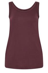 YOURS Curve Purple Basic Core Vest Top