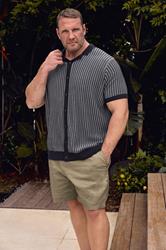 BadRhino Stone Brown Elasticated Waist Chino Shorts | BadRhino 3