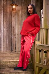 YOURS Plus Size Red Essential Knitted Jumper | Yours Clothing 2