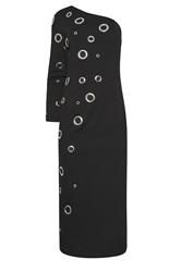 STAR Black One Shoulder Eyelet Dress | StarByJM 6