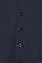 D555 Big & Tall Black Suit Waistcoat | BadRhino 6