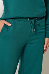LTS Tall Women's Teal Blue Wide Leg Joggers | Long Tall Sally  4
