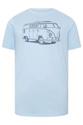 BadRhino Big & Tall Blue Extra Long Campervan Graphic T-Shirt | BadRhino 5