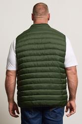 BadRhino Big & Tall Dark Green Puffer Gilet | BadRhino 2