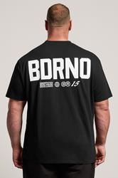 BDRNO Big & Tall Black Logo T-Shirt | BadRhino 2