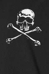 BadRhino Big & Tall Black Skull & Crossbones Graphic T-Shirt 6