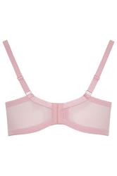YOURS Plus Size Pink Swirl Lace Underwired Non-Padded Bra | Yours Clothing 6