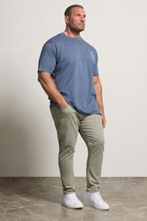 KAM Big & Tall Silver Stretch Jeans | BadRhino 3
