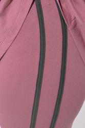 YOURS ACTIVE Plus Size Pink Side Stripe Leggings | Yours Clothing 5