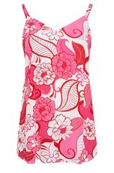 YOURS Curve Pink Floral Cami Vest Top