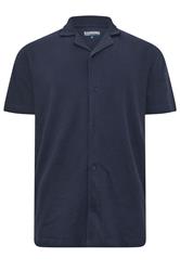 BadRhino Big & Tall Navy Blue Revere Jersey Shirt