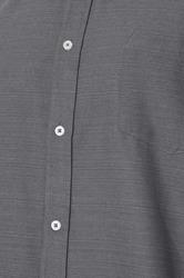 BadRhino Big & Tall Grey Long Sleeve Slub Shirt | BadRhino 8