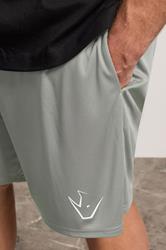 IronRhino Big & Tall Grey Lightweight Performance Shorts | BadRhino 4
