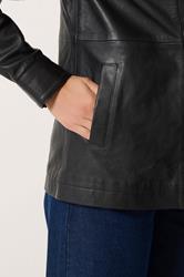 LTS PREMIUM Tall Women's Black Leather Jacket | Long Tall Sally 4