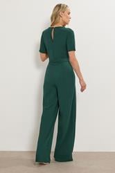 LTS Tall Dark Green Belted Jumpsuit | Long Tall Sally  2