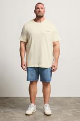 JACK & JONES Big & Tall Blue Cotton Shorts | BadRhino 1