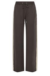 LTS Tall Women's Chocolate Brown Side Stripe Wide Leg Joggers | Long Tall Sally 5