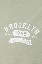 KAM Big & Tall Natural Brown 'Brooklyn' Raglan Tee | BadRhino 5