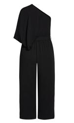 Evans One Shoulder Caped Jumpsuit 4