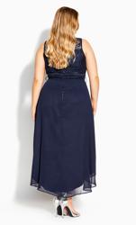 Evans Navy Hi Lo Lover Dress 2