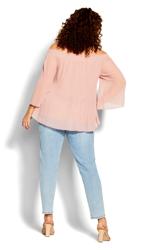 Evans Purple Pleated Off Shoulder Top 10