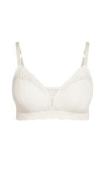 Evans Ivory Wire Free Lace Bra 7