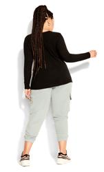 Evans Ribbed Black Top 4