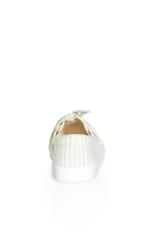 WIDE FIT Knot Stripe Skater - white 3