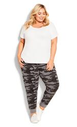 Ave Leisure Grey Pocket Camo Jogger 1
