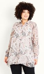 Paisley Shirt Pink 1