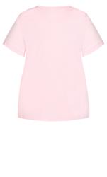 Evans Pink 'Blessed' Slogan Pyjama Top 6
