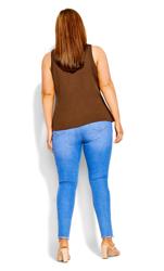 Evans Brown Pared Back Tank 5