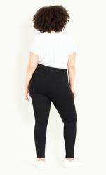 EVANS Plus Size Black High Waisted Skinny Jeans