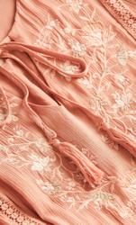 Evans Pink Embroided Midi Dress 6