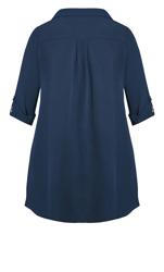 Evans Navy Blue Longline Shirt 9