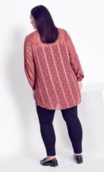 Evans Red Venice Pintuck Shirt 6