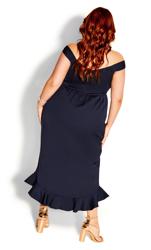 Evans Navy Hypnotise Dress 2