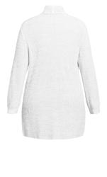 Evans Grey Shawl Collar Cardigan | Evans 9