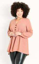 Three Button Blush Shirt 2