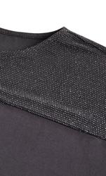 Sparkle Charcoal Yoke Top 7