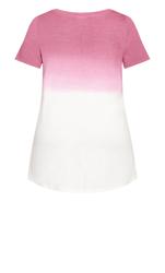 Evans Purple Swing Trim Tie Dye Top 6