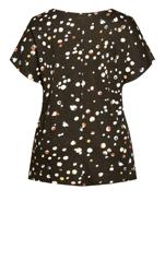 Evans Black Anya Tie Front Top 6