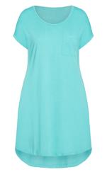Evans Blue Midi T-Shirt Dress 4