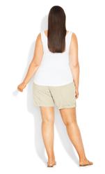 Evans White Scoop Neck Vest Top 4