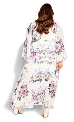 Evans Cream Fleetwood Print Maxi Dress 4