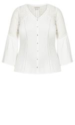 Evans Ivory Sweet Dream Embroidered Top 5