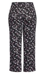 Evans Black Floral Pyjama Set 6