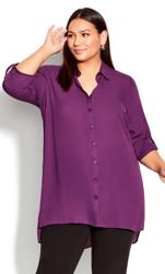 Longline Plum Blouse 2